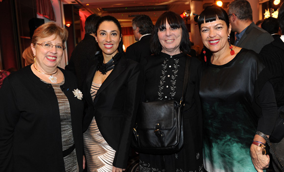 27. Evelyne Haguenauer, adjointe aux Anciens combattants, Marta Pardo-Badier (Mercure Château Perrache),  Nadine Gelas vice-présidente du Grand Lyon et Laurence Renaudin