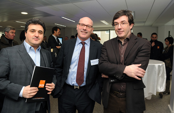 5. Francis Temman (Bridge Communication), Didier Caudard-Breille (DCB International) et Lionel Favrot (Mag 2 Lyon)