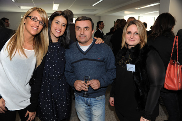 54. Laura Dussert-Rosset, Laurie Chaine (DCB International), Afonso Ferreira (ERCP) et Céline Sarron (DCB International)