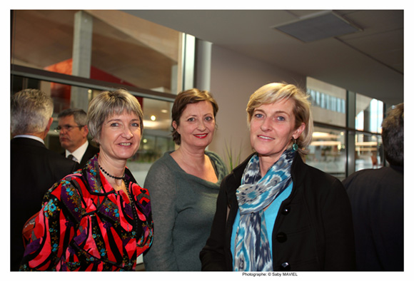 6. Anne-Sophie Panseri, présidente de Maviflex, Véronique de Montlivault (Fondation Emergence) et Blandine Peillon (Jours de Printemps) 