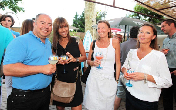 1. Jean Burdy (Pastis 51), Marie Michaud (Caviar du Périgord), Sabine et Aude Nicolas