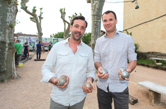 3. Thierry Perre (Festival du livre) et Philippe Fertoret (Régie Fertoret)