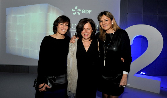 21. Cécile Daclin, Christelle Champion (EDF) et Claire Saddy (Rhône-Alpes Pionnières)