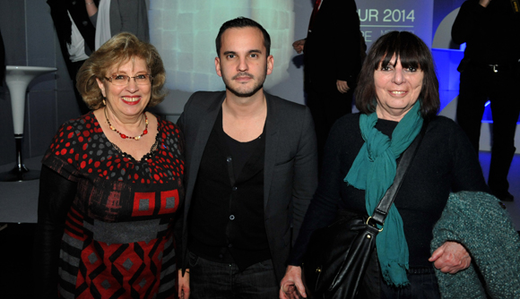 38. Evelyne Haguenauer, adjointe aux Anciens combattants, Jean-Christophe Galeazzi (RCF) et Nadine Gelas vice-présidente du Grand Lyon