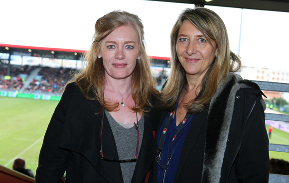 24. Virginie Plaza, directrice de Nissan Groupe Bernard et Catherine Arbaud (LOU Rugby) 