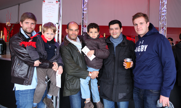 9. Philippe Lesenechal (Aximum), Martin, Benoit Lamand (Vinci Construction), Augustin, Olivier Sega (Sanofi) et Quentin Chaperon (U’Wine)