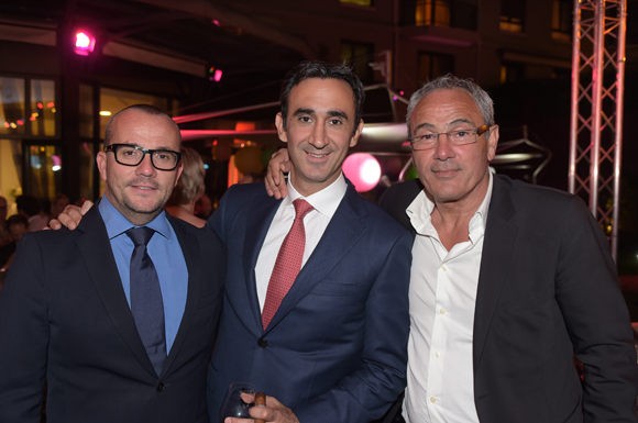 58. Jérôme Billy, directeur Warwick Reine Astrid, Ali Afshar, directeur Warwick Champs-Elysées et Alain Dinc, directeur de La Tour Rose