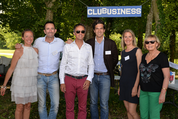 6. Christophe Rolondo, Marie Laberthe, Patrice Sorg (Clubusiness), Santiago Muzio de Place (Avocat), Sandy, Pascale Michaud (Cinetic RH)