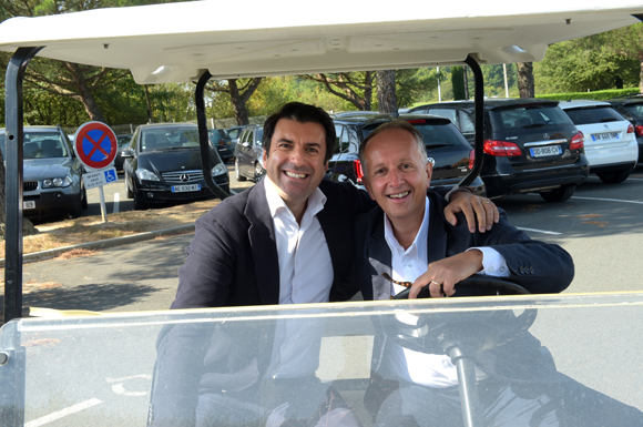 13. Pierfrancesco Carino (Emirates) et Eric Vernusse (Banque Rhône-Alpes)