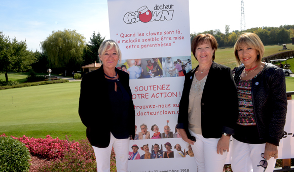 15. Mireille Imbaud, présidente de Docteur Clown, Nicole Portail et Michele Jeleff (Docteur Clown)