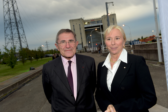 3. Gérard Mestrallet, PDG de GDF Suez et Elisabeth Ayrault, présidente de la CNR  