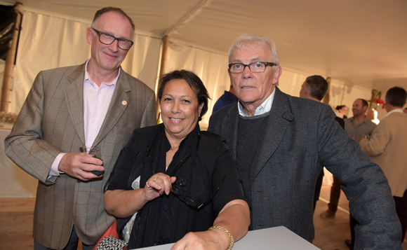 56. Patrick Valon, président Banque Alimentaire du 69, Maïté Gregoire, président Banque Alimentaire du 84 et Gérard Ribeyron, président Banque Alimentaire du 42