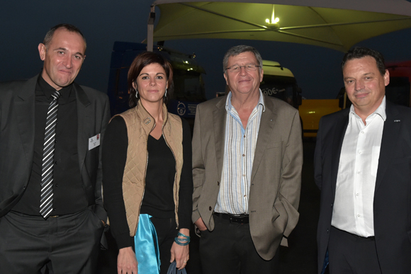 8. Hervé Bel (Bernard Trucks), Nelly Philibert (USBPA Rugby), Georges Chenaux (TGC) et Gilles Malaval (Frigo block)