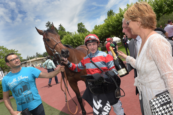 23. S. Pasquier et Jean-Claude Ravier, président des Hippodromes de Lyon