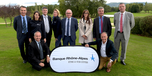 25. Yvon Léa et ses collaborateurs de la Banque Rhône-Alpes