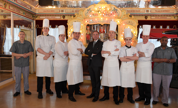 2. Vincent Le Roux et les chefs de la Maison Bocuse