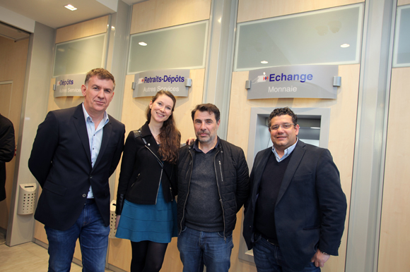 2. Nicolas Winckler (Lyon People), Aurélie Berrodier (Crédit Mutuel), Charles Couty et Laurent Chabbat (Tonic Radio)