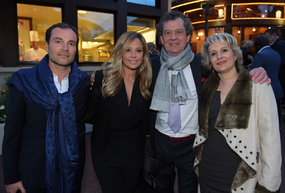 34. Serge Gradante (Ckleen), Charlotte Neyret (CWF), le soyeux André-Claude Canova et Sabine Perretto (Biomérieux)