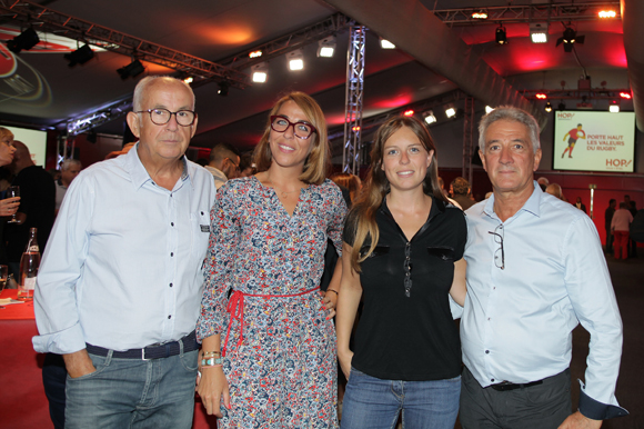 1. François Delli Colli, Audrey Monnot, Marielle Velon (Groupe Bernard Nissan) et Roger Girardon 