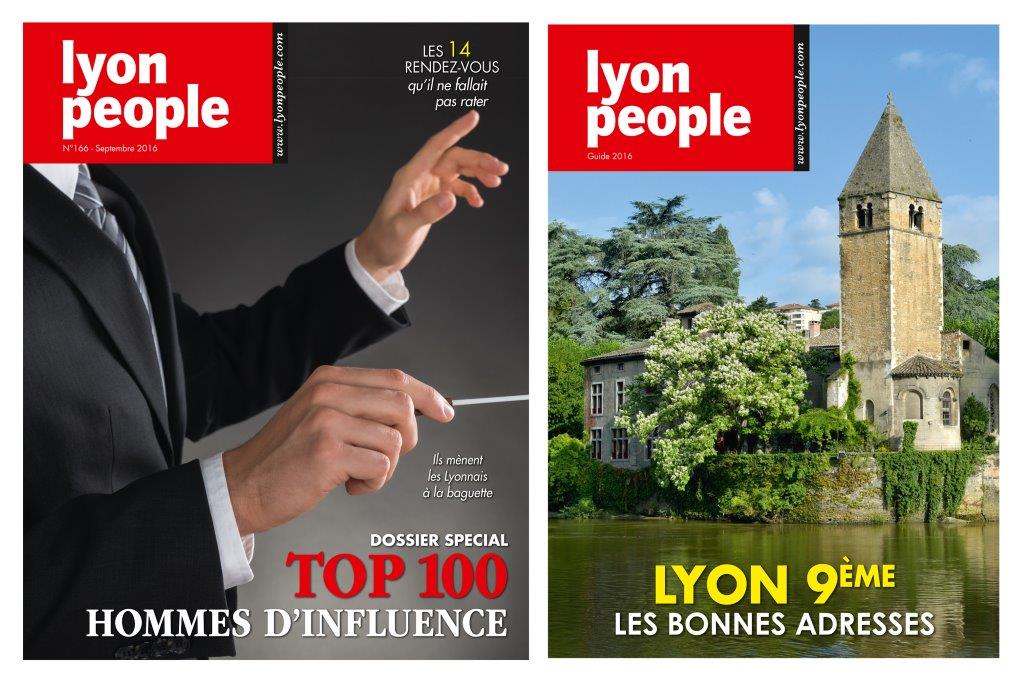 Magazine Lyon People. Le Top 100  fait jaser les décideurs lyonnais.