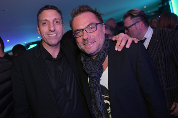 22. L’artiste Yves Azoulay (Mr Twin) et Pierre-Yves Gas (Proxi’com)