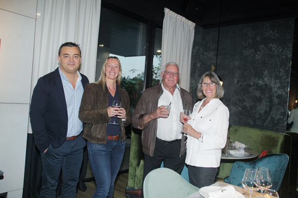 6. Christophe Foulquier (Chef Exécutif La Foret Noire), son épouse Sandrine, Roger Behard et Sylvette Louis