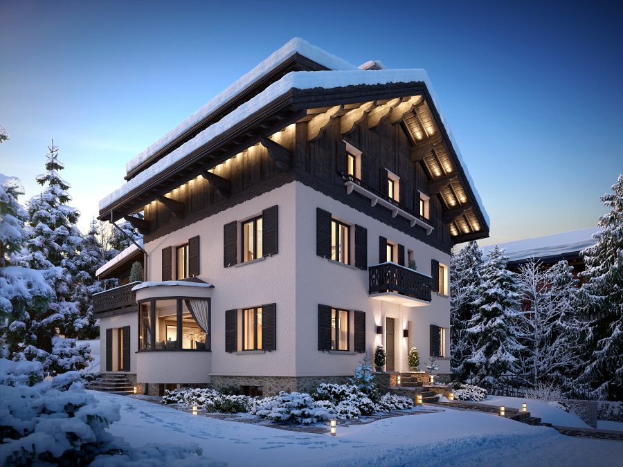 Les plus beaux chalets des Alpes #5. Les Frimas, l’actuel chantier du luxe discret