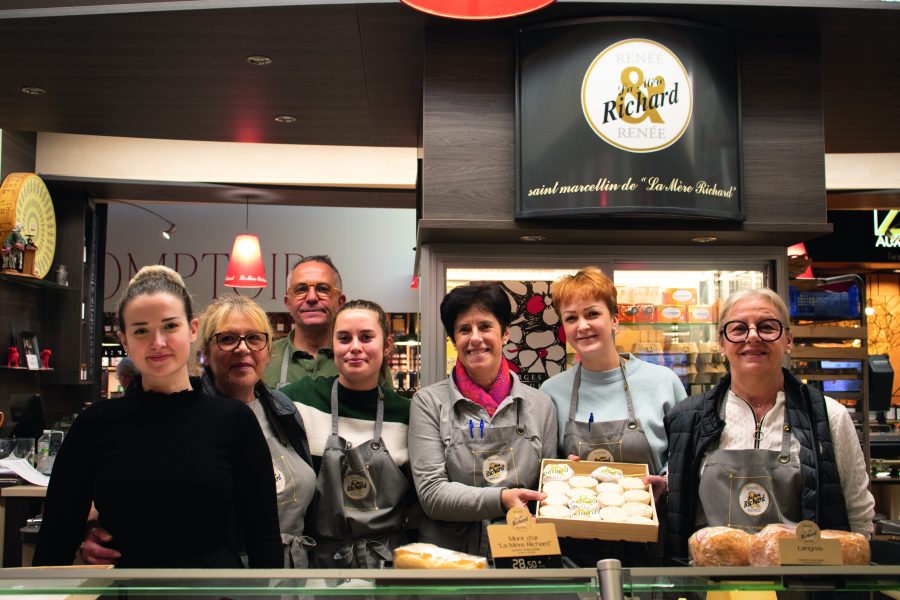 Noël aux Halles de Lyon. Les plus belles maisons : Fromagerie La Mère Richard